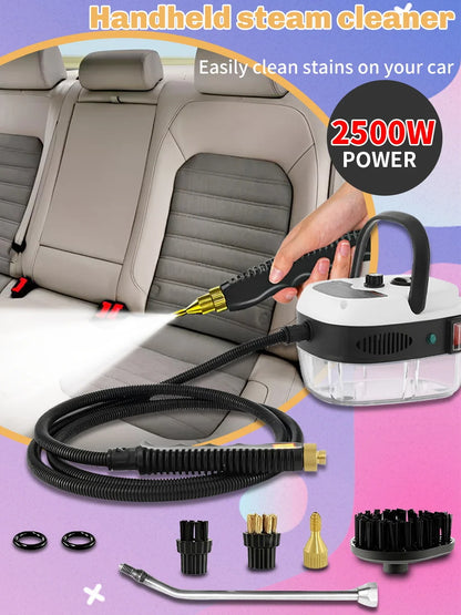 ⚡ Wysokociśnieniowa Myjka Parowa 2500W — Sterylizacja 99,9%, Wtyczka EU — Twój Dom Lśniący Czystością Bez Wysiłku!