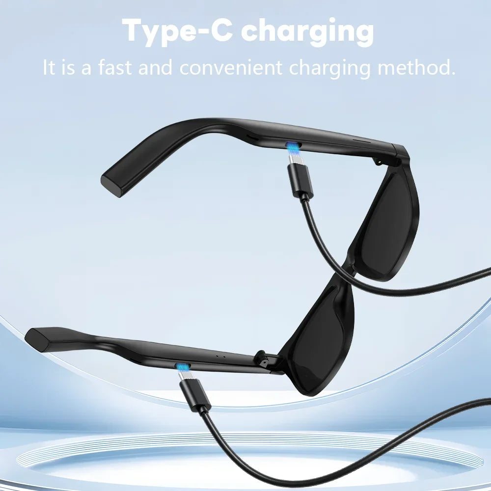 🌟 Bezprzewodowe Okulary AI Premium — Nagrywaj 8K, Tłumacz w Czasie Rzeczywistym i Steruj Głosem — Rewolucja w Twoim Stylu!