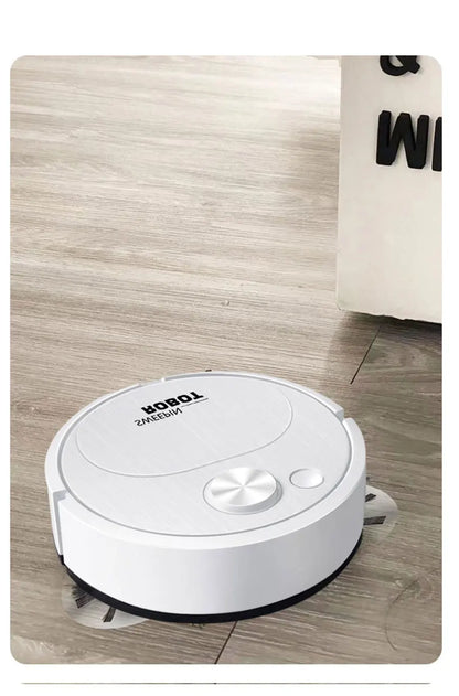 ✨ Inteligentny Robot Odkurzający 3w1 — Bezprzewodowy, 1500Pa — Czysta Podłoga w Domu i Biurze Bez Twojego Udziału!