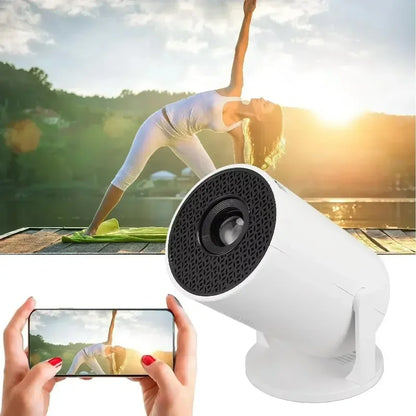 🌟 Projektor HY300 4K Ultra HD — Android 11, WiFi 6, 290 ANSI — Kinowe Doznania w Domu i na Świeżym Powietrzu!