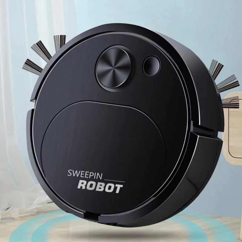 ✨ Inteligentny Robot Odkurzający 3w1 — Bezprzewodowy, 1500Pa — Czysta Podłoga w Domu i Biurze Bez Twojego Udziału!