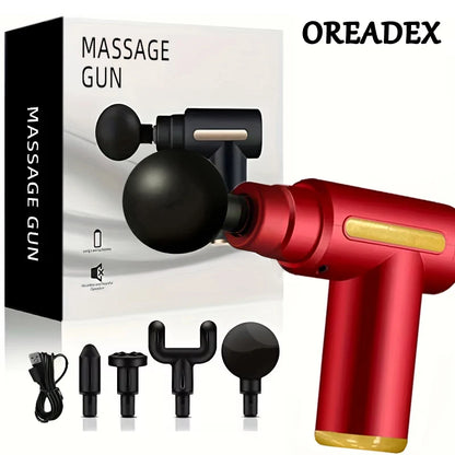 ✨ Przenośny Pistolet Masujący Premium — 6 Poziomów Wibracji, Ładowanie USB — Regeneruj Mięśnie Jak Profesjonalny Sportowiec!