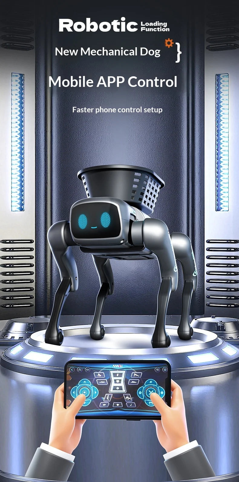⚡ NOWOŚĆ! Inteligentny Pies Robot AI — Programowanie, Zdalne Sterowanie i Edukacja w Jednym — Zabawka, Która Rozwija i Zachwyca!