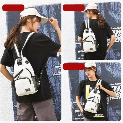 👜 KISMIS — Modna Torba Messenger 3w1 z Otworem na Słuchawki — Noś Jak Chcesz, Gdzie Chcesz!