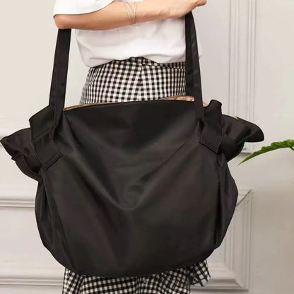 ✈️ Składana Torba Tote/Duffel XXL z Matą Piknikową — Wodoodporna i Ultralekka — Idealna na Zakupy, Podróż, Plażę i Piknik!