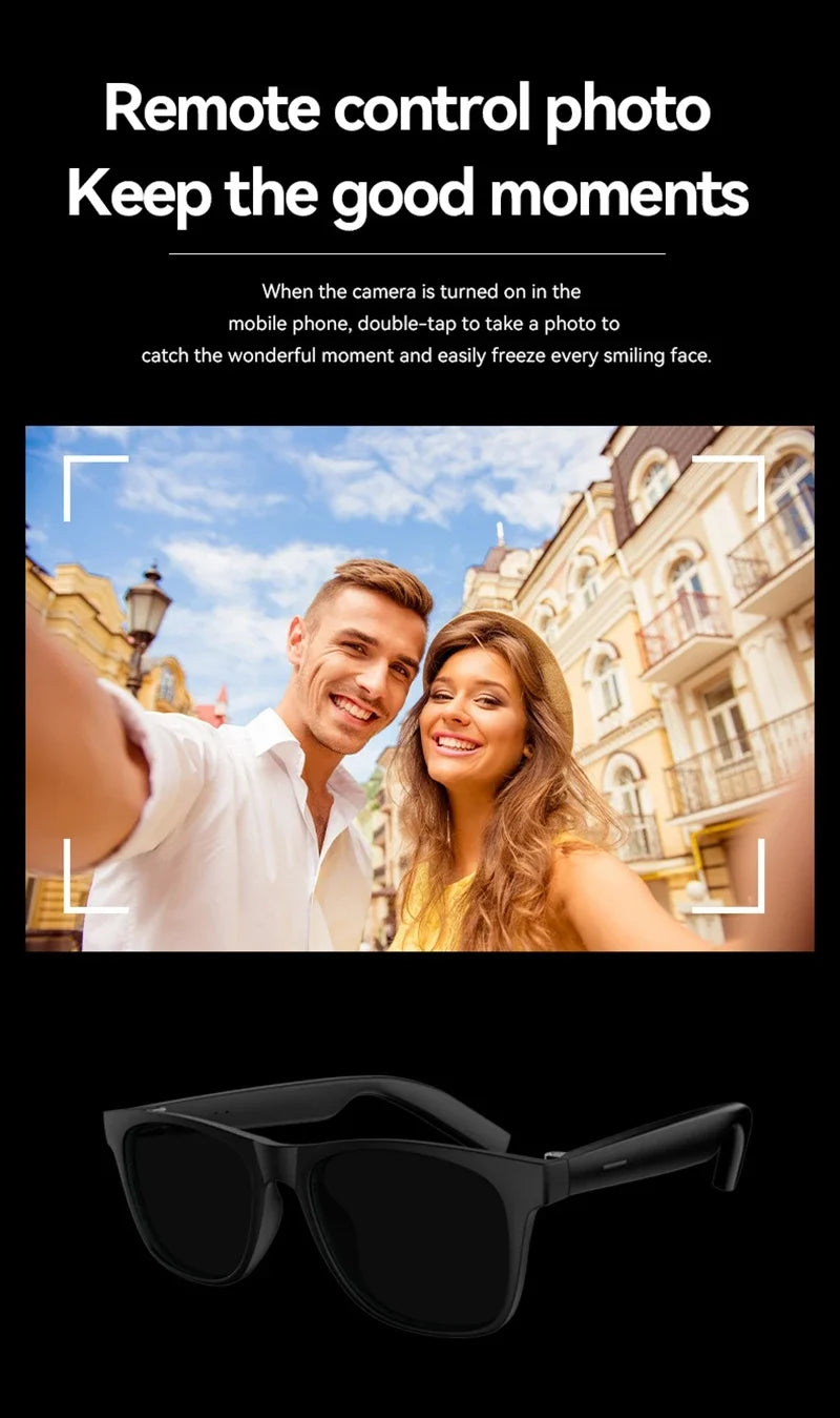 🌟 Bezprzewodowe Okulary AI Premium — Nagrywaj 8K, Tłumacz w Czasie Rzeczywistym i Steruj Głosem — Rewolucja w Twoim Stylu!