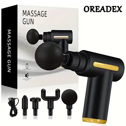 ✨ Przenośny Pistolet Masujący Premium — 6 Poziomów Wibracji, Ładowanie USB — Regeneruj Mięśnie Jak Profesjonalny Sportowiec!