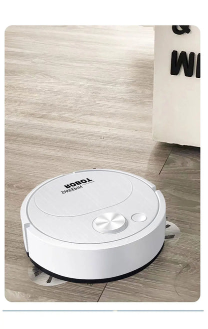 ✨ Inteligentny Robot Odkurzający 3w1 — Bezprzewodowy, 1500Pa — Czysta Podłoga w Domu i Biurze Bez Twojego Udziału!