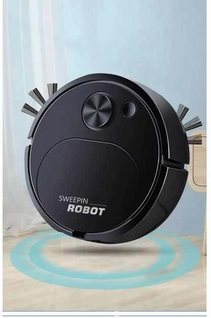 ✨ Inteligentny Robot Odkurzający 3w1 — Bezprzewodowy, 1500Pa — Czysta Podłoga w Domu i Biurze Bez Twojego Udziału!