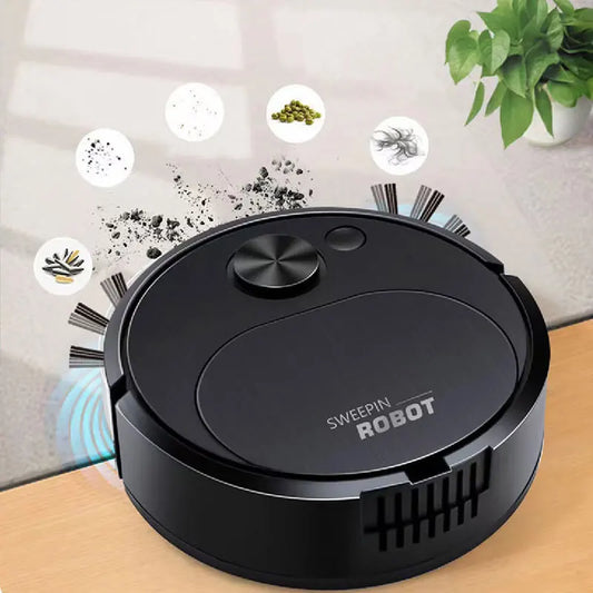 ✨ Inteligentny Robot Odkurzający 3w1 — Bezprzewodowy, 1500Pa — Czysta Podłoga w Domu i Biurze Bez Twojego Udziału!