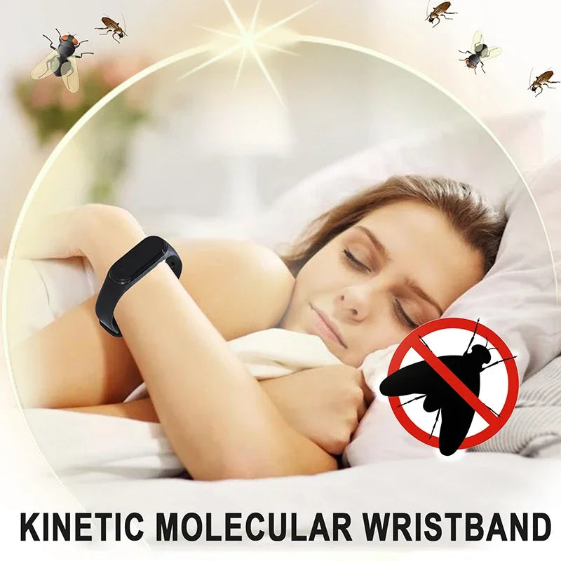 ✨ Opaska Antykomarowa Premium — Ultradźwięki + Fizyczna Bariera Bez Chemikaliów — Twoja Naturalna Tarcza Przeciw Owadom!