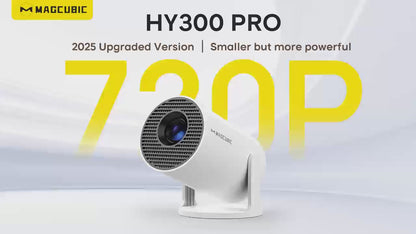 🌟 Projektor HY300 4K Ultra HD — Android 11, WiFi 6, 290 ANSI — Kinowe Doznania w Domu i na Świeżym Powietrzu!